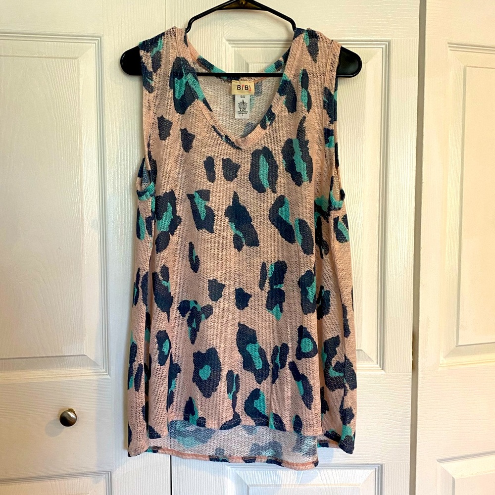 Cheetah Print Knit Tank